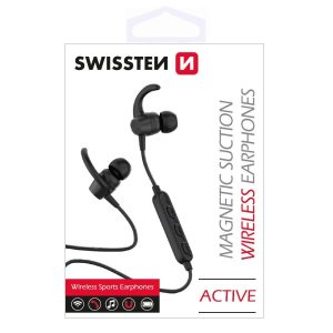 Swissten Magnetic Suction Wireless Sports Earphones