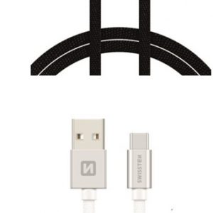 Swissten Type C( 2M) Cable Textile 3A fast charging