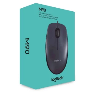 Logitech M90 Full Size Corded Mouse