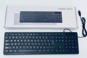 MODEL-8075 KEYBOARD WITH USB PLUG