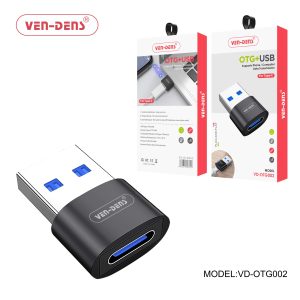 VEN-DENS TYPE C FEMALE TO USB MALE OTG VD-OTG002