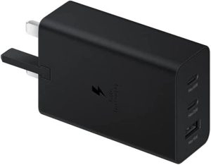 SAMSUNG 65W PD POWER ADAPTER TRIO EP-TA855 (USB-C*2 PORTS, USB-A PORT)