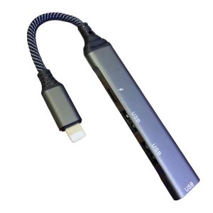 LIGHTNING EXTENDER LIGHTNING TO 3xUSB+LIGHTNING CHARGING ADAPTER SX-38