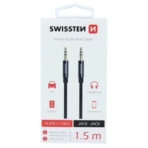 SWISSTEN AUDIO AUX CABLE 3.5 JACK - 3.5 JACK 1.5M