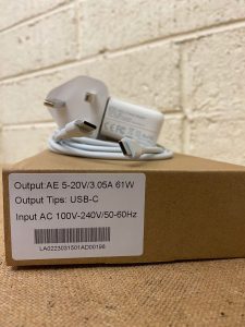 61W 5-20V/3.05A USB-C ADAPTER CHARGER FOR APPLE MACBOOK