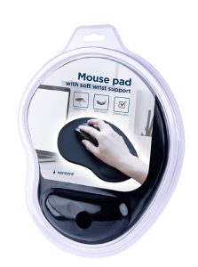 Gembird MP-ERGO-01 mouse pad Black GEMBIRD