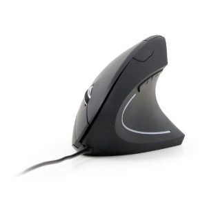 Gembird Right-hand - Vertical design - USB Type-A - Black MUS-ERGO-01