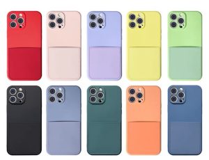 Silicone Card Holder Back Case