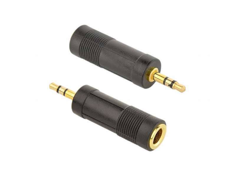 CableXpert 6.35mm to 3.5mm audio adapter