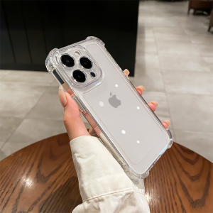 AntiKnock Hard TPU Tansparent Back Case For iPhone series