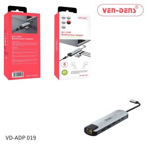VEN-DENS 6 IN 1 HUB Multifunction Adapter(VD-ADP019)