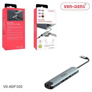 VEN-DENS 8 IN 1 HUB Multifunction Adapter