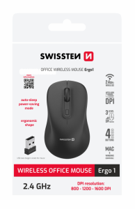 SWISSTEN OFFICE WIRELESS MOUSE ERGO1