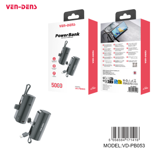 Ven-dens 5000mAh PB053 Power Bank