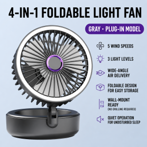 4-IN-1 FOLDABLE LIGHT FAN
