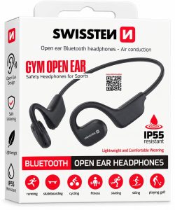 BLUETOOTH EARPHONES SWISSTEN GYM OPEN EAR